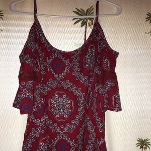 (L-XL) Maroon Blouse